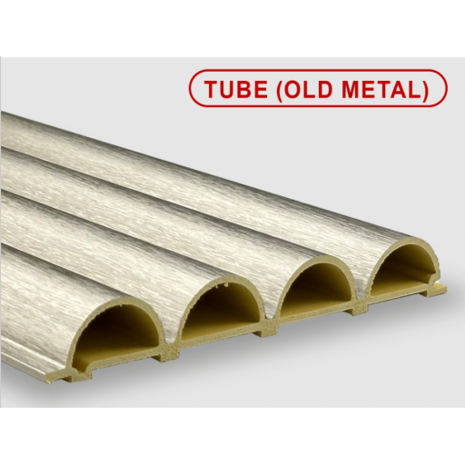 Панель бамбуковая стеновая TUBE Old metal 2800*183 мм